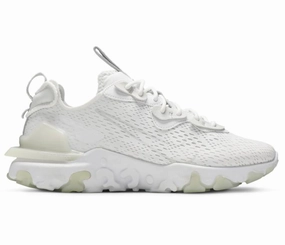 Men's Nike React Vision (White/Smoke Grey) experienced running option