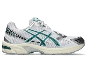 windproof upper shoes special - edition running wear Men's Asics Gel-1130 (White/Teal)