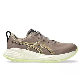 Mens Asics Gel-Cumulus 27 in Taupe Grey/Black Smooth Internal Seams
