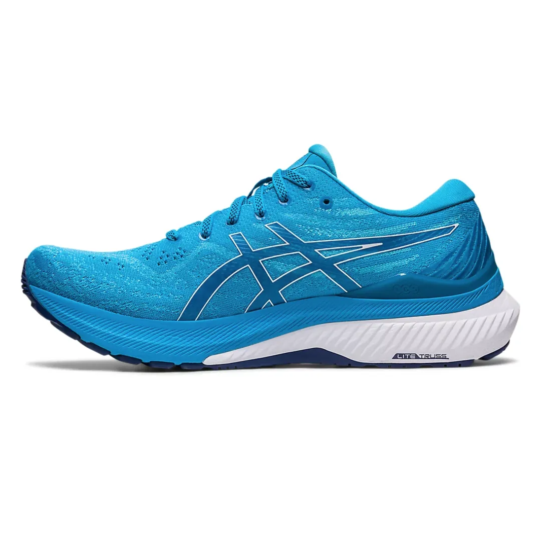Men's Asics Gel-Kayano 29 (Island Blue) rural running long - term use shoe durability