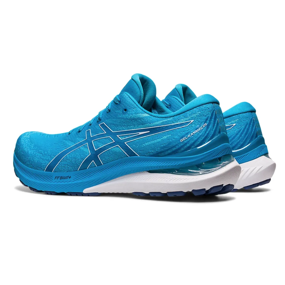 Men's Asics Gel-Kayano 29 (Island Blue) practice - day Fast Landing