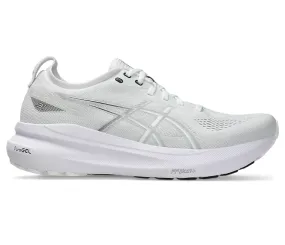 Mens Asics Gel Kayano 31 (White/Concrete) early morning run Comfortable Experience