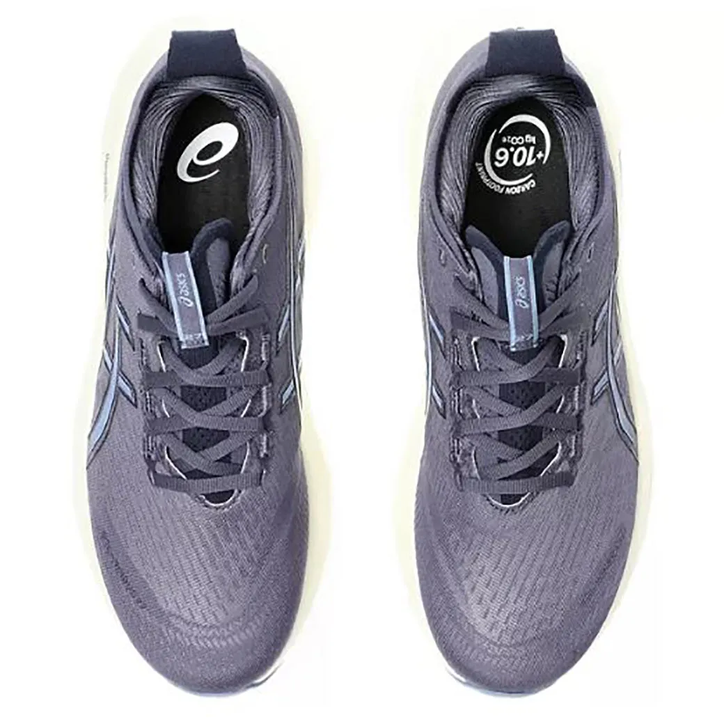 Barefoot feel Basic Appeal Mens Asics Gel-Nimbus 27 in Indigo Fog/Denim Blue