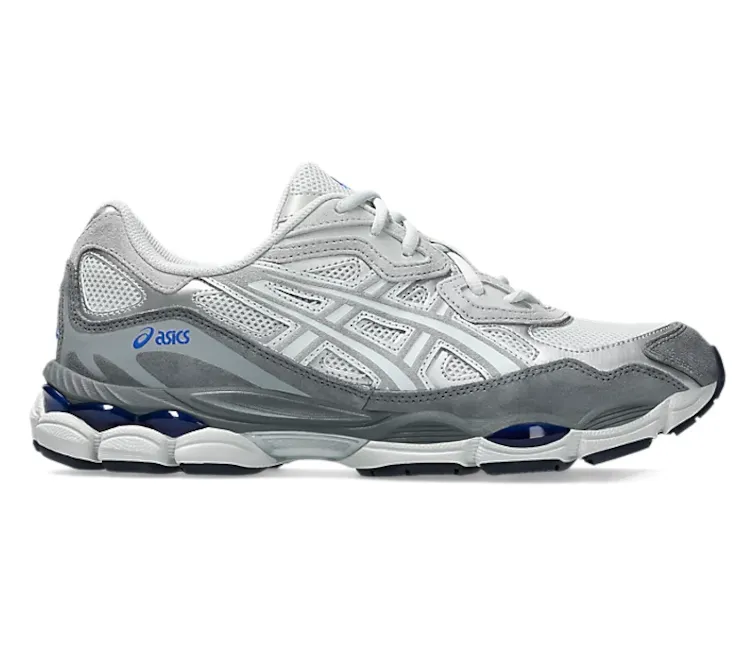 breathable mesh shoes Midsole Comfort Men's Asics Gel NYC (Glacier Grey/Gravel)