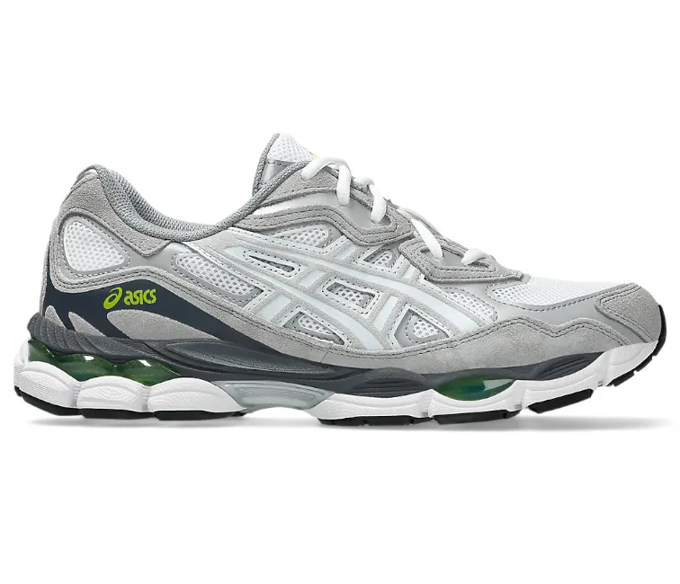 adjustable - straps Men's Asics Gel NYC (White/Glacier Grey)