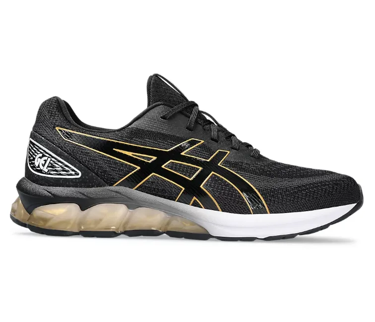 Men's Asics Gel-Quantum 180 7 (Black/Pure Gold) Stretchy Material