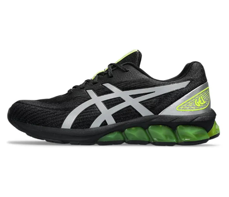 Men's Asics Gel-Quantum 180 7 (Black/Pure Silver) Secure Comfort endurance training shoe fitness