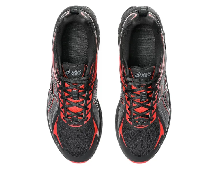 Men's Asics Gel Quantum 180 8 (Black/Classic Red) raised sole shoes ShockAbsorbing