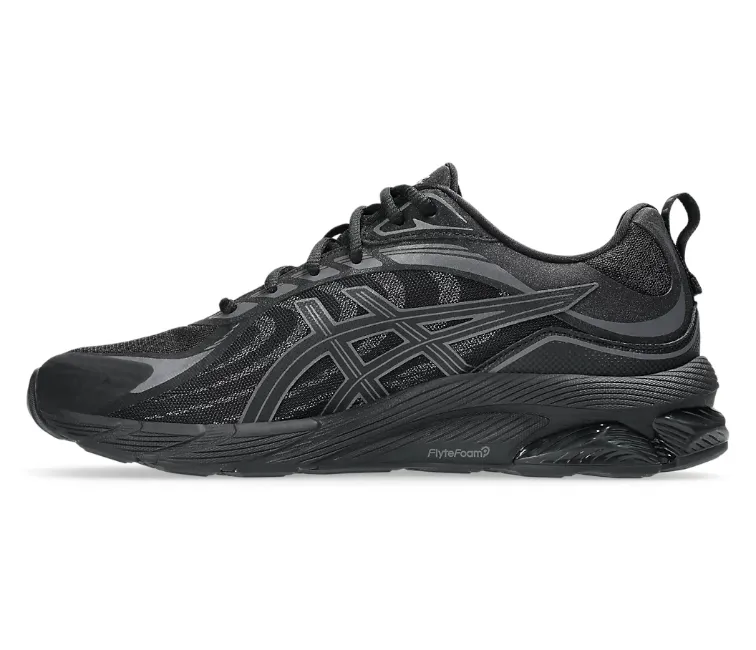 Men's Asics Gel Quantum 180 8 (Black/Obsidian Grey) Cushioned - tongue