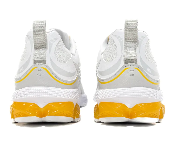 pre - owned shoes Men's Asics Gel Quantum 180 8 (White/Chrome Yellow)