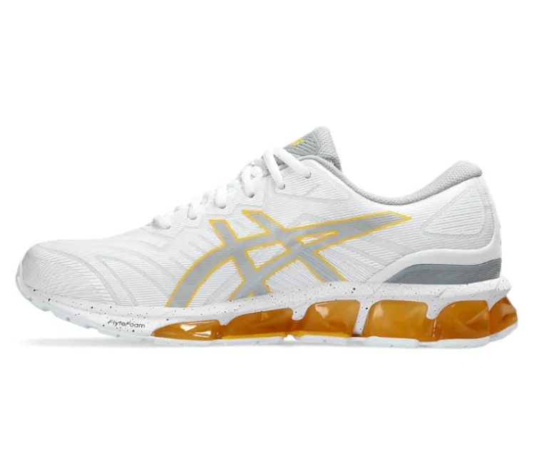 running for weight loss Men's Asics Gel-Quantum 360 7 (White/Saffron)