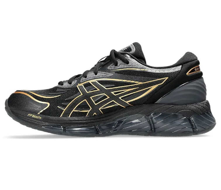 Easy - to - Clean Men's Asics Gel-Quantum 360 8 (Black/Pure Gold)