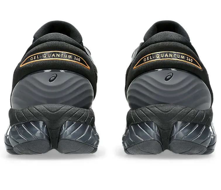 Men's Asics Gel-Quantum 360 8 (Black/Pure Gold) fast - paced shoes