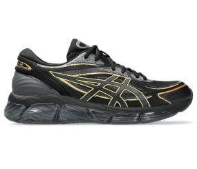Men's Asics Gel-Quantum 360 8 (Black/Pure Gold) easy - to - clean running shoes