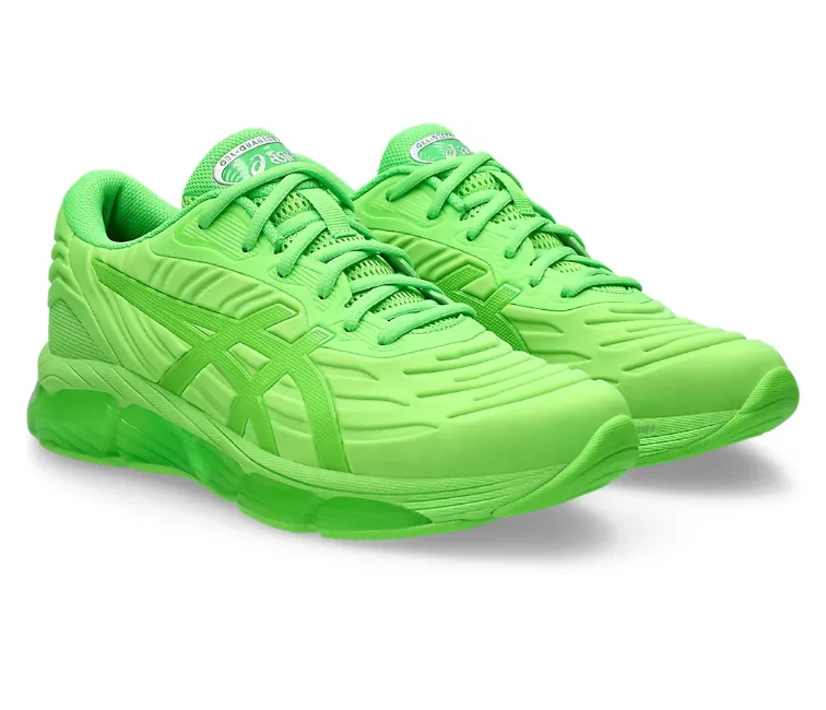 running in a ski resort area shoes Impressive shock absorption Men's Asics Gel-Quantum 360 8 EMBOSS (Lime Burst)