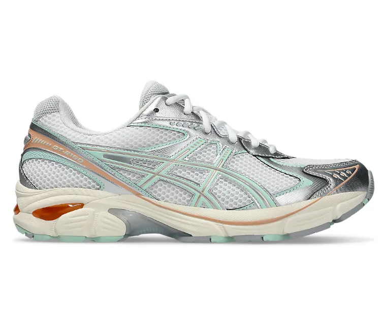 breathable running shoes youth athletic shoes Men??s Asics GT-2160 (White/Mint Tint)