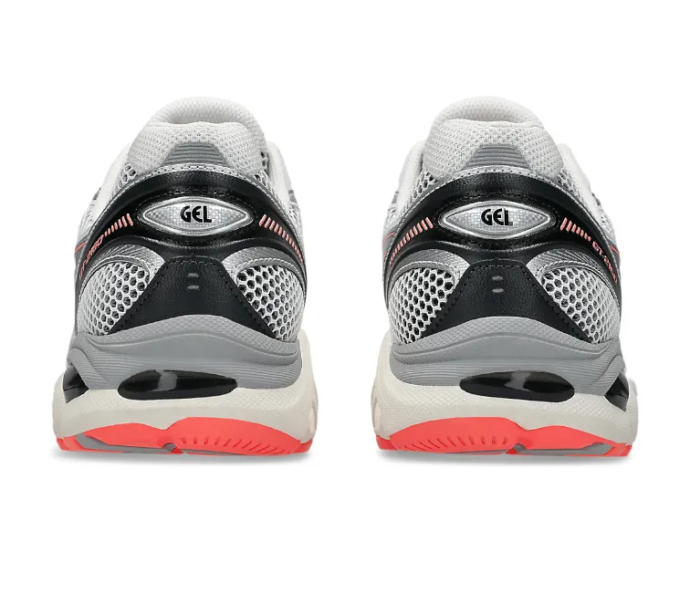 Men??s Asics GT-2160 (White/SunCoral) running in a metal bridge area shoes