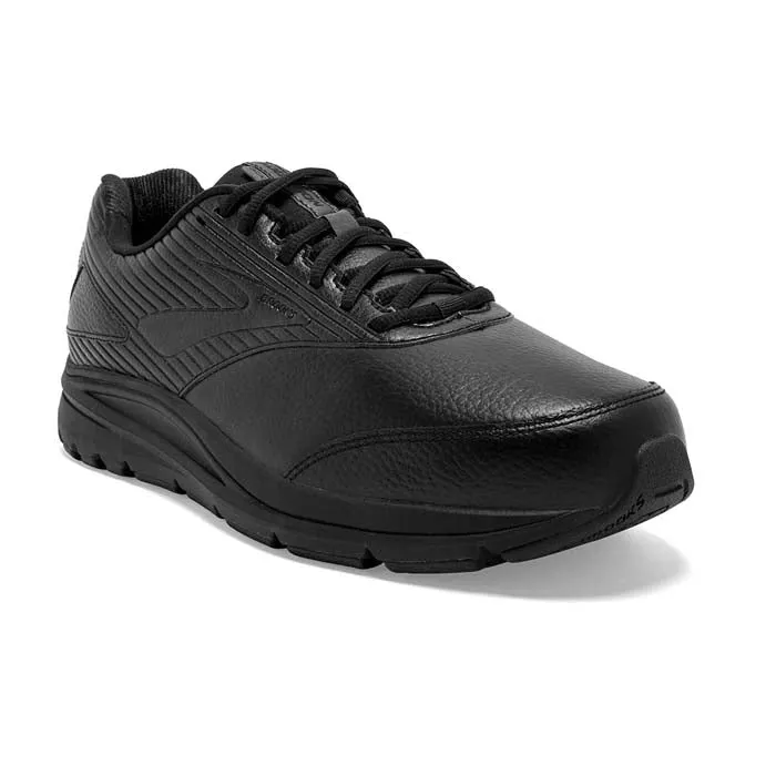 Mens Brooks Running Addiction Walker 2 in Black Breathable Grip Luxurious Touch