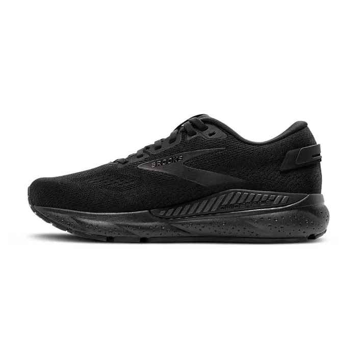 Mens Brooks Running Beast GTS 24 in Black/Black/Ebony Rubber Traction Grip Antimicrobial