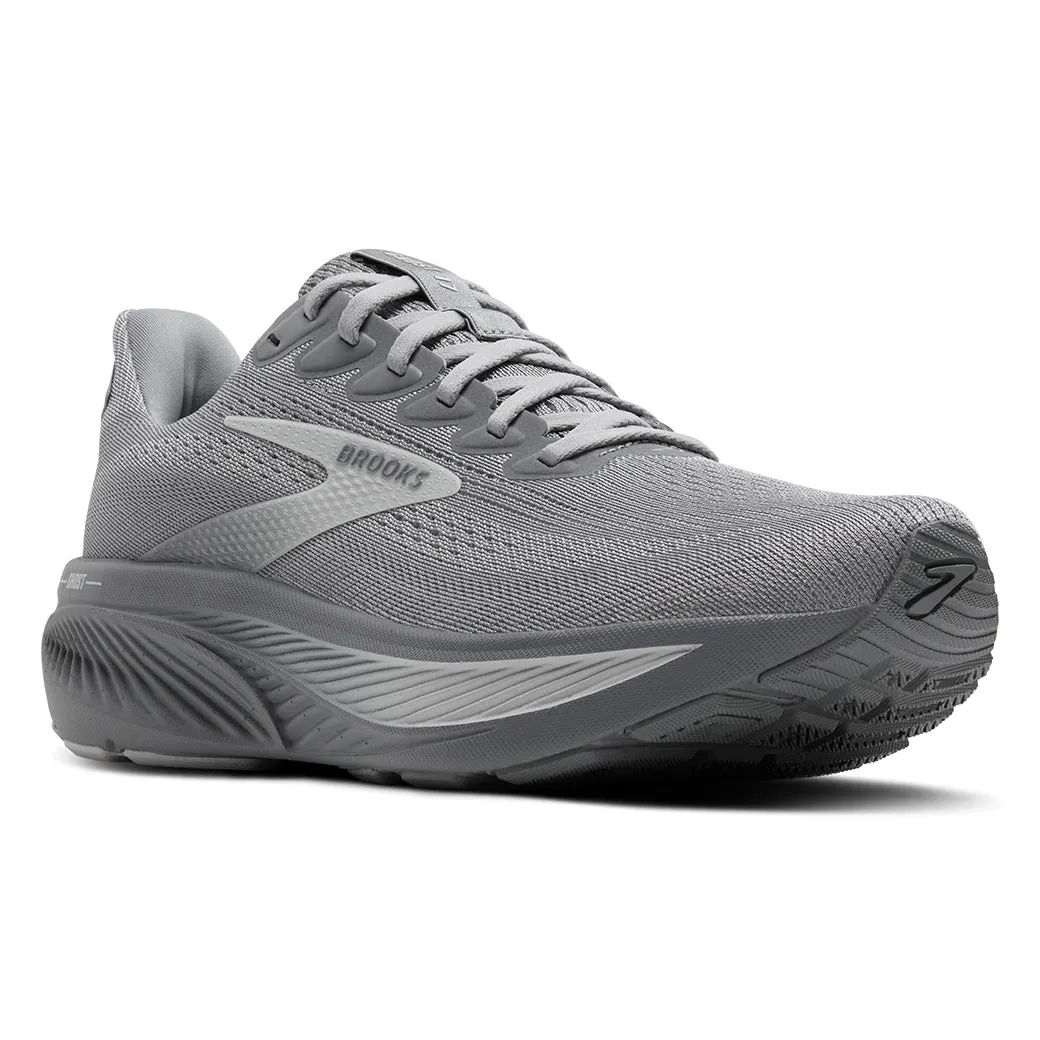Mens Brooks Running Ghost 17 in Primer Gray/Oyster Mushroom Arch Stabilizer Mid Foot