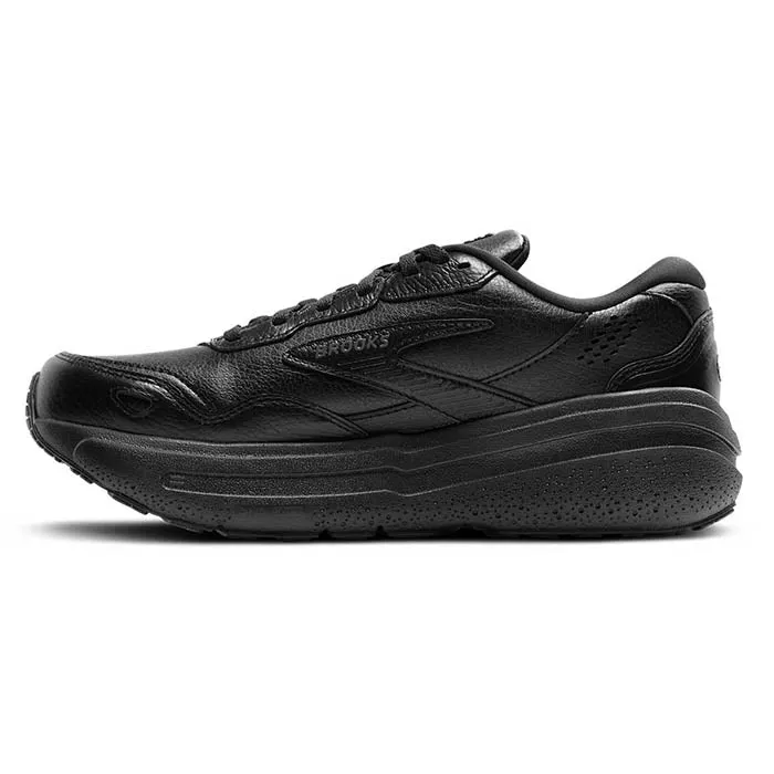 Mens Brooks Running Ghost Max L in Black/Black Lightweight Canvas StretchableMaterial