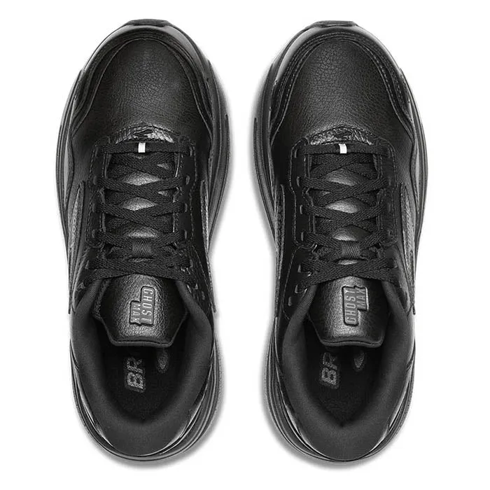 Mens Brooks Running Ghost Max L in Black/Black Smart Performance Arch Support Footbeds