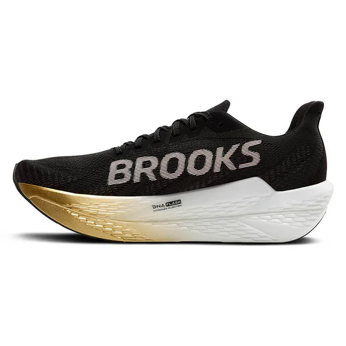 Mens Brooks Running Hyperion Max 2 in Black/Gold/Pink Lightness