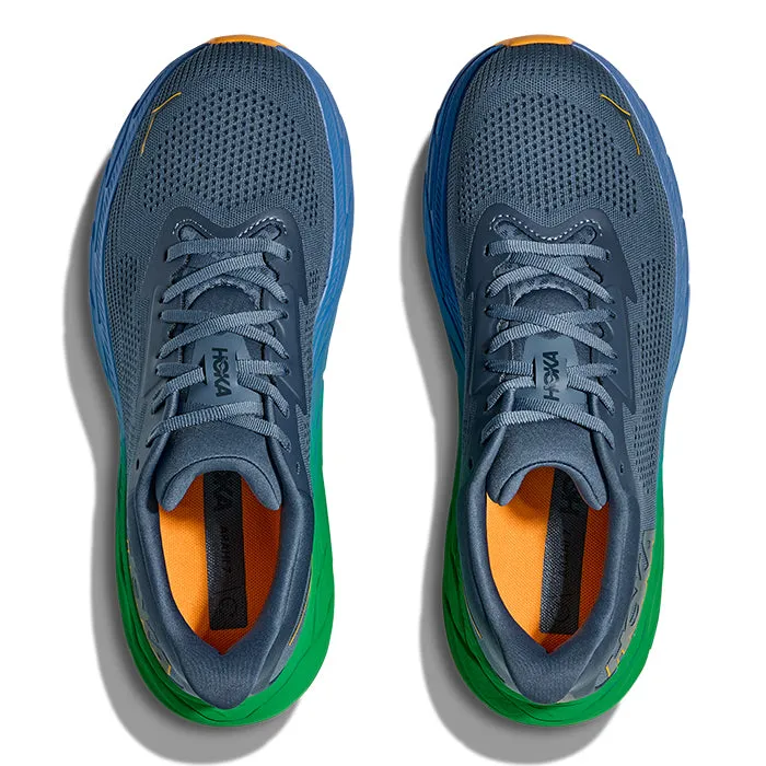 Foot Protection Mens Hoka Arahi 7 in Thunder Cloud/Stormy Skies