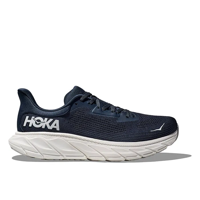 Mens Hoka Arahi 7 Wide in Outer Space/White Running Shoes