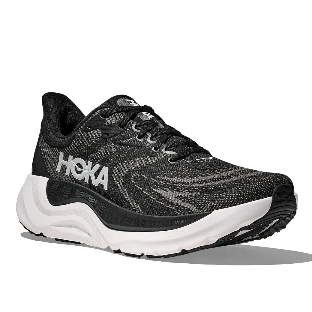 Mens Hoka Arahi 8 in Black/White Weekend Comfort Full-Support