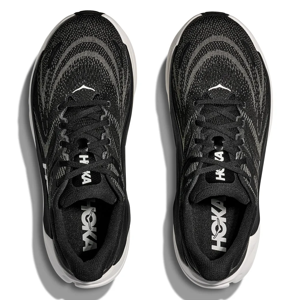 Mens Hoka Arahi 8 in Black/White Balanced Walk