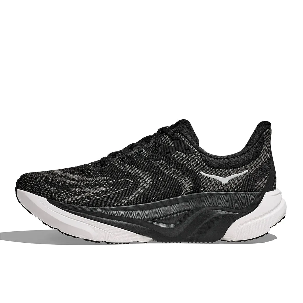 Reinforced heel Breathable Insole Cover Mens Hoka Arahi 8 in Black/White