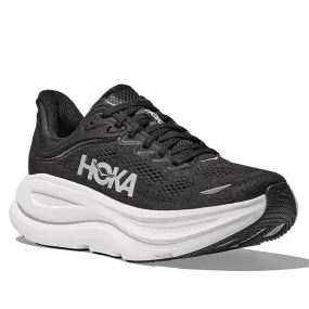 Basic Fit Stabilizing Heel Cage Mens Hoka Bondi 9 Extra Wide in Black/White