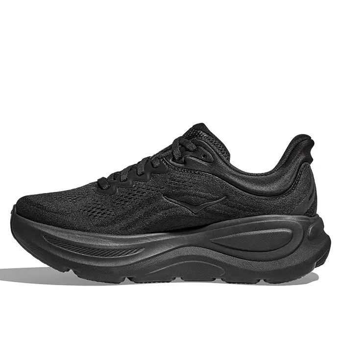 Optimal ease Mens Hoka Bondi 9 in Black/Black