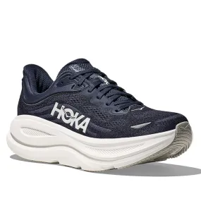 Mens Hoka Bondi 9 in Varsity Navy/White All Fit