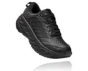 Mens Hoka Bondi SR (Slip Resistant) Black/Black Foldable Design Sneaker Auctions