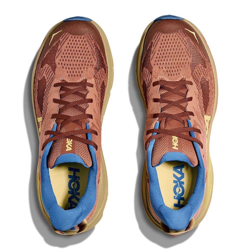 Mens Hoka Challenger 8 in Maple/ Cardamom Comfortable Design