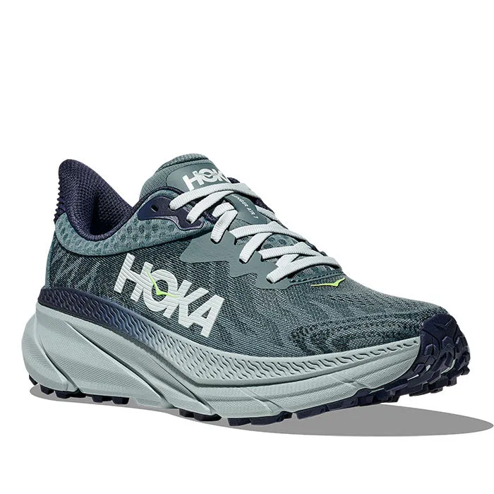 Mens Hoka Challenger ATR 7 in Mountain Fog/Druzy Hyperelastic Response Comfort Essentials