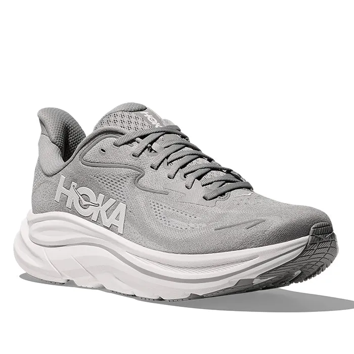 Ready Motion Running   Ready Mens Hoka Clifton 10 Extra Wide in Stellar Grey/Stardust