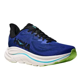 Ankle Collar Padding TPUOutsole Mens Hoka Clifton 10 in Night Sky/ Midnight Blue