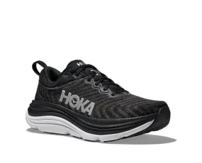 Mens Hoka Gaviota 5 Wide in Black/White Support System Slim breathability