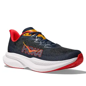 Comfy Walk Mens Hoka Mach 6 in Varsity Navy/Nautical Dusk