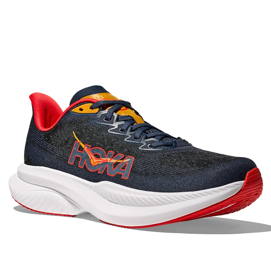 Daily Use Mens Hoka Mach 6 in Varsity Navy/Nautical Dusk
