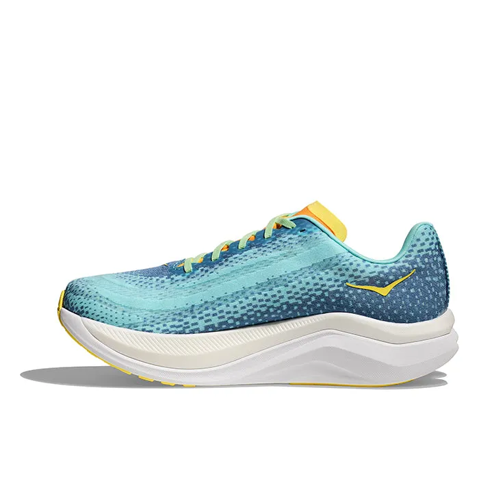 Mens Hoka Mach X in Dusk/Cloudless Tensile Weave Upper