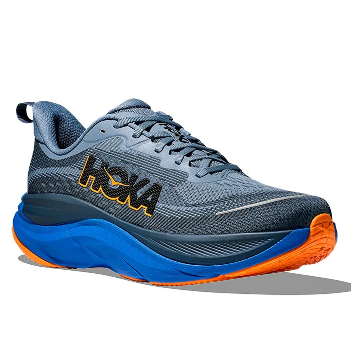 Iconic Ease Anti Fatigue Mens Hoka Skyflow Wide in Downpour/Thunder Cloud