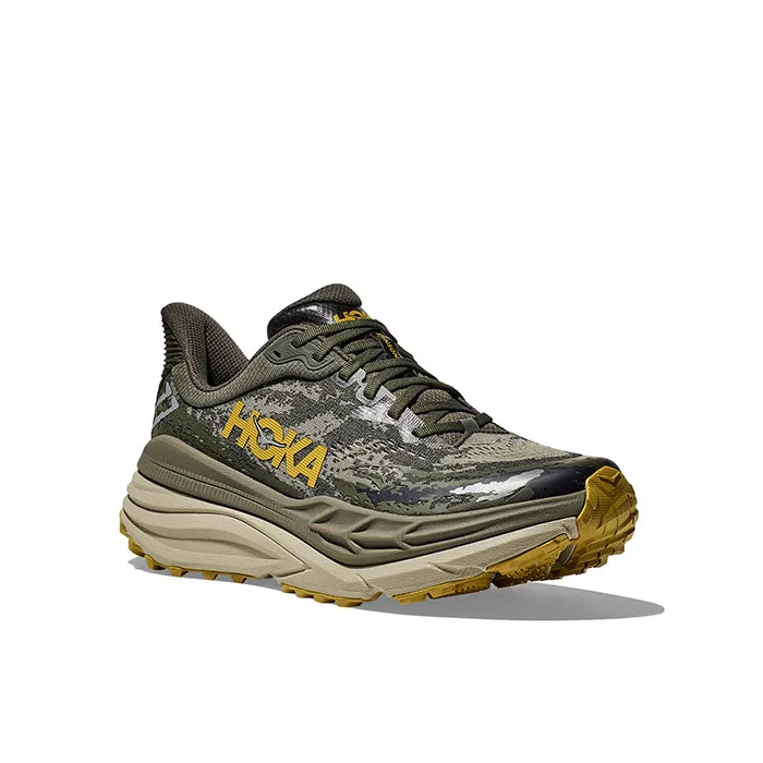 Mens Hoka Stinson ATR 7 in Olive Haze/Forest Cover Ultimate look Sporty Casual