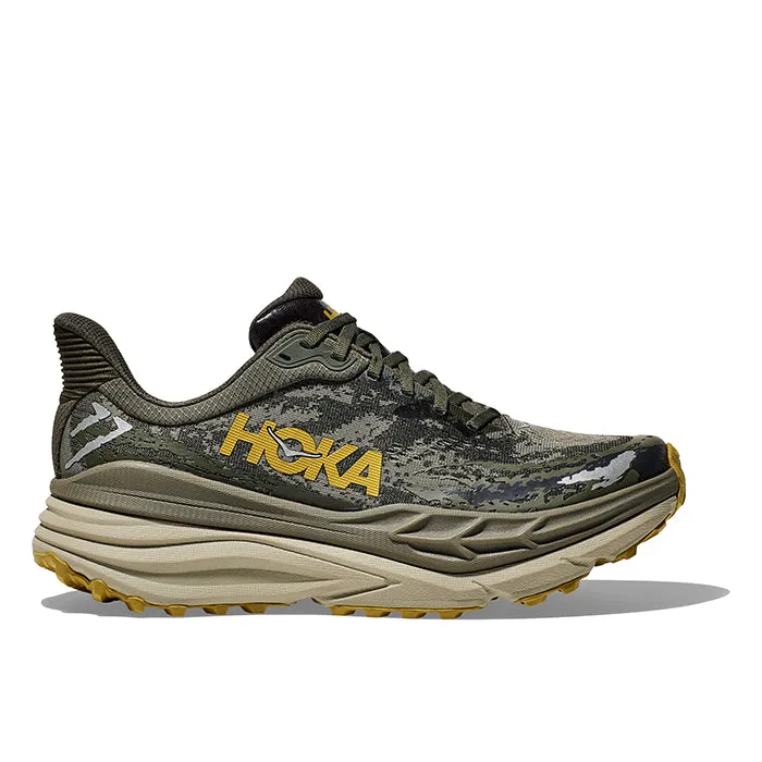 Urban Chic Mens Hoka Stinson ATR 7 in Olive Haze/Forest Cover