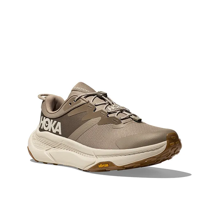All-around traction Breathable frame Mens Hoka Transport in Dune/Eggnog