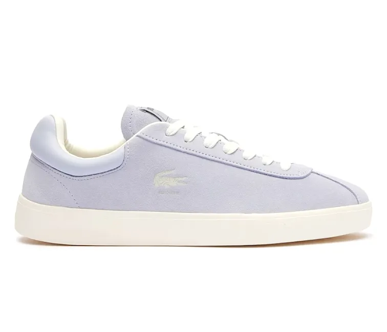 Contoured Footbed Men's Lacoste Baseshot 124 3 SMA (Light Blue/Off White)