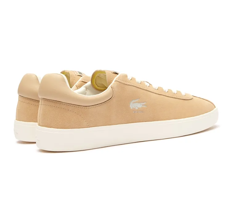 running in a road race shoes running in a mountain range shoes Men's Lacoste Baseshot 124 3 SMA (Light Brown/Off White)